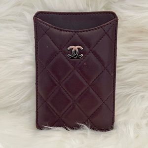 Authentic Chanel card holder